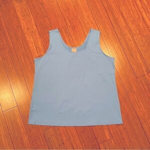 Chico’s scoop neck tank, light blue, NWT, size 3 (= size XL)